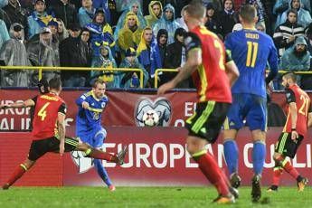 Mondiali 2018, Bosnia-Belgio 3-4: Italia ai playoff Mondiali 2018, Bosnia-Belgio 3-4: Italia ai playoff