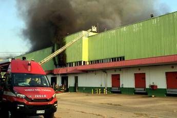 Incendio a Milano, allarme amianto e scuole chiuse Incendio a Milano, allarme amianto e scuole chiuse