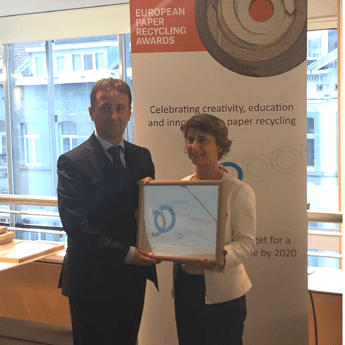 European Paper Recycling Awards, premiata Lucart per il progetto Natural European Paper Recycling Awards, premiata Lucart per il progetto Natural