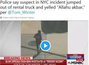 'Ecco l'attentatore', il video della fuga 'Ecco l'attentatore', il video della fuga