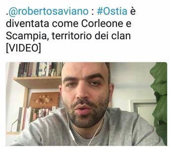 Ostia, abitanti Corleone contro Saviano: Diffama immagine paese Ostia, abitanti Corleone contro Saviano: Diffama immagine paese