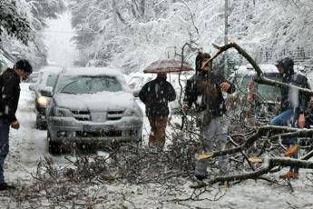 Cortina chiusa per neve Cortina chiusa per neve