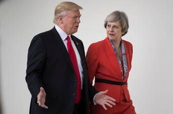 May bacchetta Trump: Quel tweet è un errore May bacchetta Trump: Quel tweet è un errore