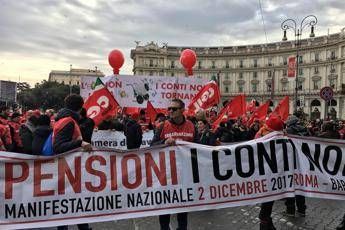 Pensioni, è il giorno dei cortei Pensioni, è il giorno dei cortei