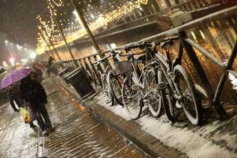 Neve a Milano, il Nord batte i denti Neve a Milano, il Nord batte i denti