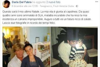 Dario, ex rugbista: Sarà il mio ultimo Natale Dario, ex rugbista: Sarà il mio ultimo Natale