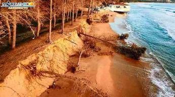 Sparita la spiaggia di Eraclea Minoa Sparita la spiaggia di Eraclea Minoa