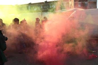 Foibe, scontri al corteo di Torino Foibe, scontri al corteo di Torino