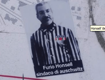 Adesivi antisemiti contro ex sindaco di Udine Adesivi antisemiti contro ex sindaco di Udine