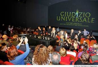 Studenti alla Sistina con il 'Giudizio Universale' di Balich Studenti alla Sistina con il 'Giudizio Universale' di Balich