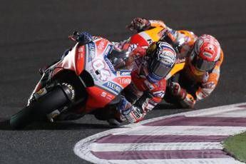 Dovizioso re in Qatar, Rossi terzo Dovizioso re in Qatar, Rossi terzo