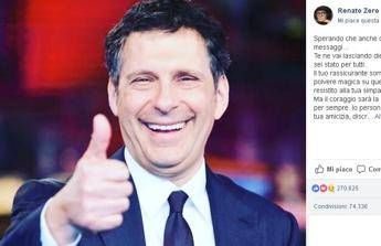 Ti voglio bene, la dedica di Renato Zero Ti voglio bene, la dedica di Renato Zero