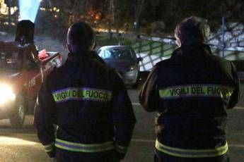 Frana schiaccia auto: 2 morti Frana schiaccia auto: 2 morti