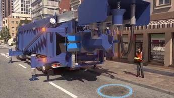 Ecco il camion che ripara le buche in 5 minuti Ecco il camion che ripara le buche in 5 minuti