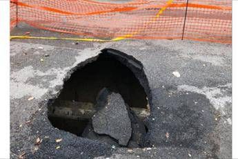 Roma, nuova voragine Roma, nuova voragine