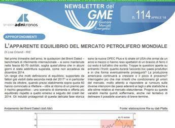 Energia: è online la nuova newsletter Gme Energia: è online la nuova newsletter Gme