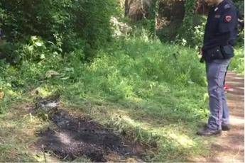 Ho filmato il corpo in fiamme all'Eur Ho filmato il corpo in fiamme all'Eur