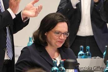 Nahles prima donna presidente Spd Nahles prima donna presidente Spd