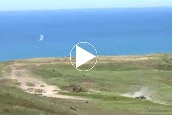 Agrigento, cannonate in mare Agrigento, cannonate in mare