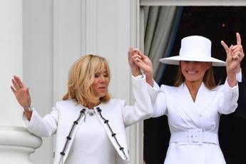 Brigitte Macron: Melania prigioniera alla Casa Bianca Brigitte Macron: Melania prigioniera alla Casa Bianca