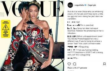 Razzisti!, bufera sulla copertina di Vogue Razzisti!, bufera sulla copertina di Vogue
