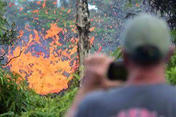 Case inghiottite dalla lava alle Hawaii Case inghiottite dalla lava alle Hawaii