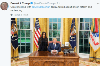 Kim Kardashian in 'udienza' da Trump Kim Kardashian in 'udienza' da Trump