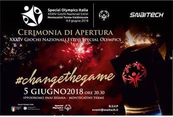 'Fiamma Special Olympics Italia' a Sesana per apertura Giochi 'Fiamma Special Olympics Italia' a Sesana per apertura Giochi