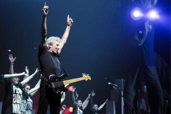 Roger Waters e Johnny Depp a 'Rock in Roma' Roger Waters e Johnny Depp a 'Rock in Roma'