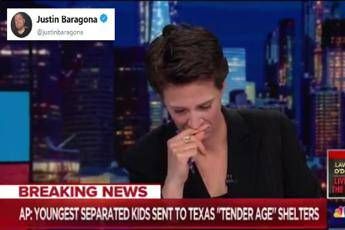 Reporter in lacrime per i piccoli migranti tolti ai genitori Reporter in lacrime per i piccoli migranti tolti ai genitori