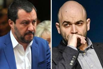 Arresto sindaco Riace, Salvini a Saviano: Io non c'entro Arresto sindaco Riace, Salvini a Saviano: Io non c'entro