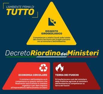Riordino ministeri', l'ambiente diventa centrale Riordino ministeri', l'ambiente diventa centrale