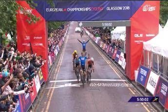 Volata vincente, Trentin campione d'Europa Volata vincente, Trentin campione d'Europa