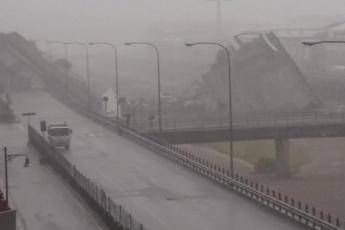 Ponte Morandi, le prime immagini Ponte Morandi, le prime immagini