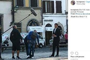 Primo ciak a Firenze per il docufilm di Renzi Primo ciak a Firenze per il docufilm di Renzi