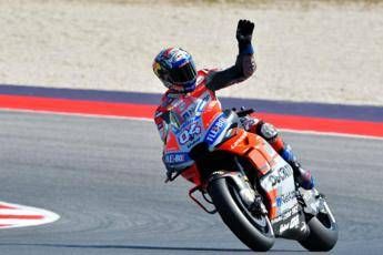 MotoGp, Dovizioso trionfa davanti a Marquez MotoGp, Dovizioso trionfa davanti a Marquez