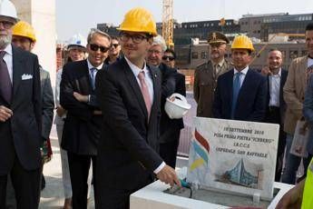 Posata la prima pietra dell'Iceberg, nuovo polo San Raffaele Milano Posata la prima pietra dell'Iceberg, nuovo polo San Raffaele Milano