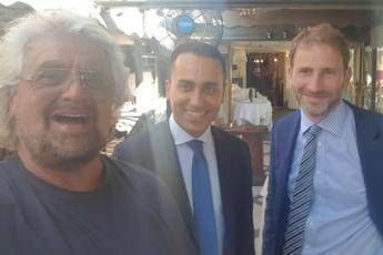 Vertice a tre Di Maio-Grillo-Casaleggio Vertice a tre Di Maio-Grillo-Casaleggio