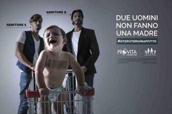 Foto choc contro utero in affitto Foto choc contro utero in affitto