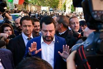 Sciacallo, Salvini contestato a San Lorenzo Sciacallo, Salvini contestato a San Lorenzo
