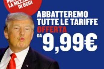 Non solo presidente, Trump 'protagonista' locandina Ryanair Non solo presidente, Trump 'protagonista' locandina Ryanair