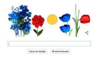 Da Google un doodle per celebrare il primo giorno di primavera e l'eclissi di Sole Da Google un doodle per celebrare il primo giorno di primavera e l'eclissi di Sole