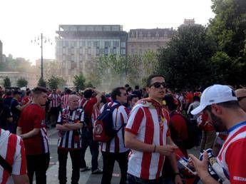 Milano come Madrid per la finale di Champions, oltre 70.000 tifosi invadono la città /Foto -Video Milano come Madrid per la finale di Champions, oltre 70.000 tifosi invadono la città /Foto -Video