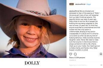 Vittima di bullismo, Dolly si toglie la vita: Australia sotto choc Vittima di bullismo, Dolly si toglie la vita: Australia sotto choc