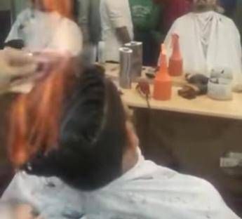 Cottura media e sfumatura alta, ecco i barbieri che usano il fuoco Cottura media e sfumatura alta, ecco i barbieri che usano il fuoco