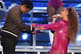 Paura sul palco per Beyoncé e Jay-Z Paura sul palco per Beyoncé e Jay-Z
