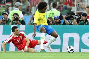 Brasile batte Serbia 2-0 e va agli ottavi con la Svizzera Brasile batte Serbia 2-0 e va agli ottavi con la Svizzera