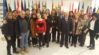Il Parlamento Europeo accoglie i caschi blu del mare Il Parlamento Europeo accoglie i caschi blu del mare
