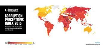 Corruzione, l'Italia migliora ma resta penultima in Europa