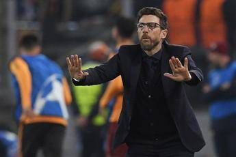 Pugno alla panchina, Di Francesco operato alla mano Pugno alla panchina, Di Francesco operato alla mano